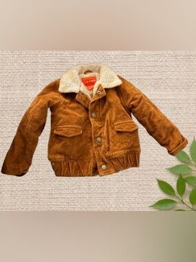 Joe Fresh Sherpa‑Lined Corduroy Jacket – Brown, 18–24 Months